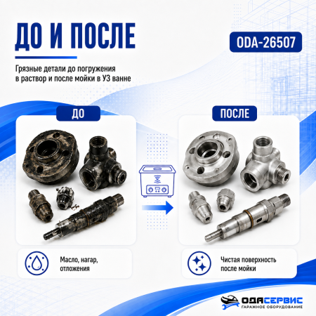 Моющий концентрат на 300 л раствора для уз ванны ОДА Сервис InjCleaner PRO 10л ODA-26507