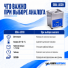 Ультразвуковая ванна с цифровым управлением, функциями подогрева и дегазации, 2л ОДА Сервис ODA-LD20