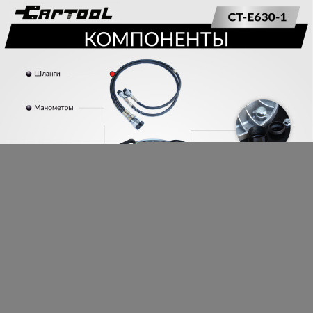 Насос масляный гидравлический, поршневой с электроприводом Car-Tool CT-E630-1
