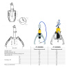 Съемник пневмогидравлический 20т Car-Tool CT-0020Q