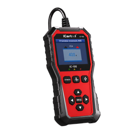Тестер аккумуляторных батарей для авто и мототехники iCarTool IC-105