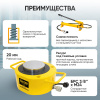 Гидравлический цилиндр низкий 200т. Car-Tool CT-T20020