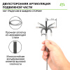 Видеоэндоскоп управляемый с оптоволоконной подсветкой, экран 4.5", 1Мп, 1280х720, 1м, зонд 4мм, 360° iCartool IC-VC1042WL