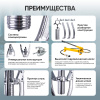 Съемник гидравлический 50 т с выносным насосом Car-Tool CT-50700